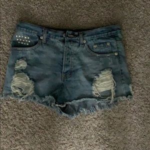 blue Jean shorts